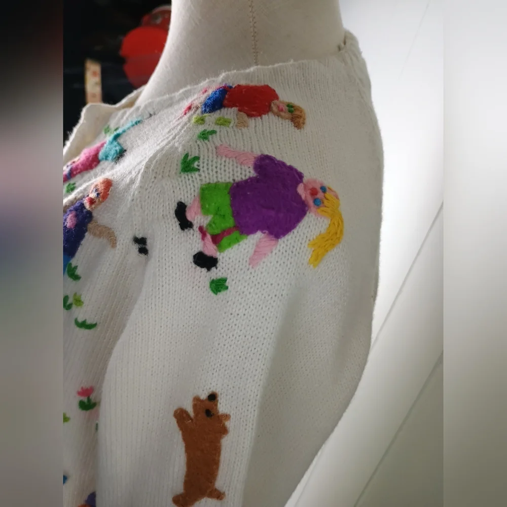 Vintage Michael Simon Outdoor Activities Women’s Small Cardigan Sweater - Picture 10 of 16